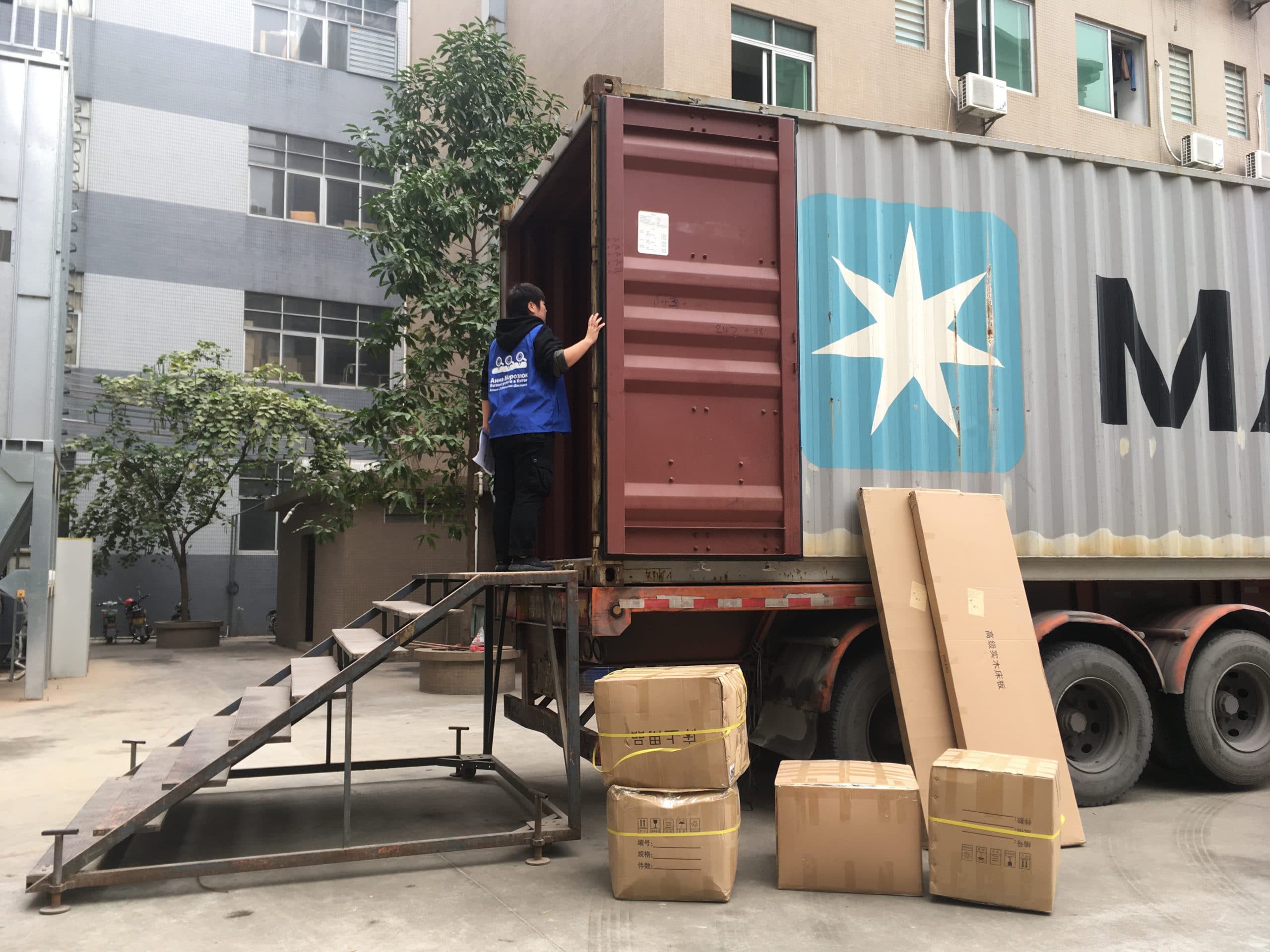 Factory visit in China